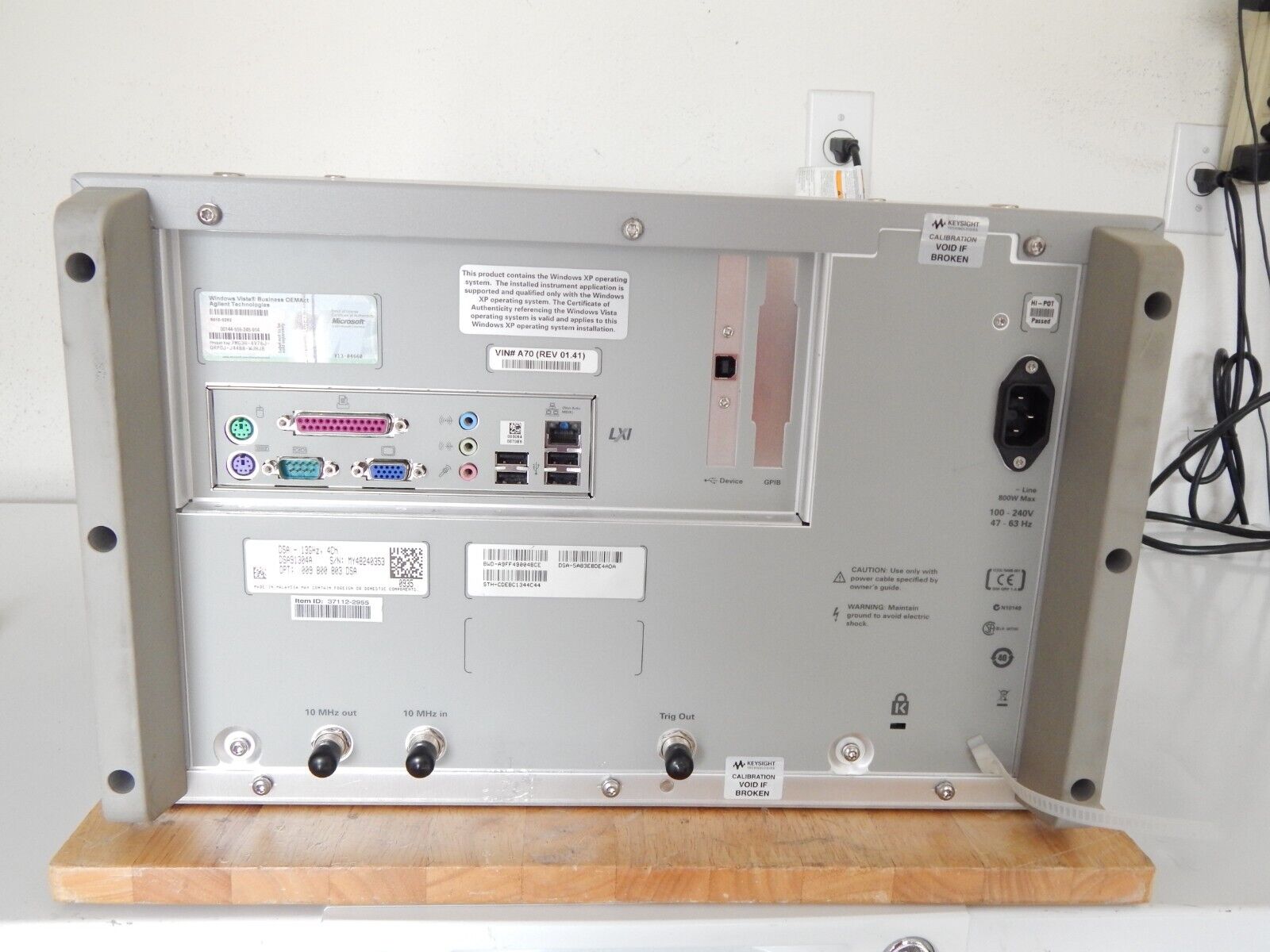 Keysight DSA91304A Oscilloscope 13Ghz 40Gs/s w/opt's, OEM cal, MY48240353 Keysight DSA91304A Oscilloscope 13Ghz 40Gs/s w/opt's, OEM cal, MY48240353